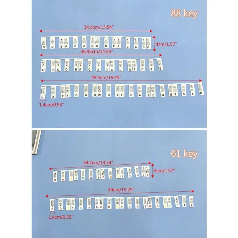 PianoNote Labels – Master Every Key Instantly! Enjoying+QQ Store