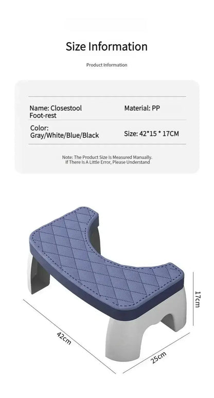 Ergonomic EasySquat – Waterproof & Non-Slip Toilet Foot Stool Shop1104291033 Store