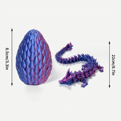 FlexiCrystal Dragon: 3D-Printed Magic in Motion Creatinglife Store
