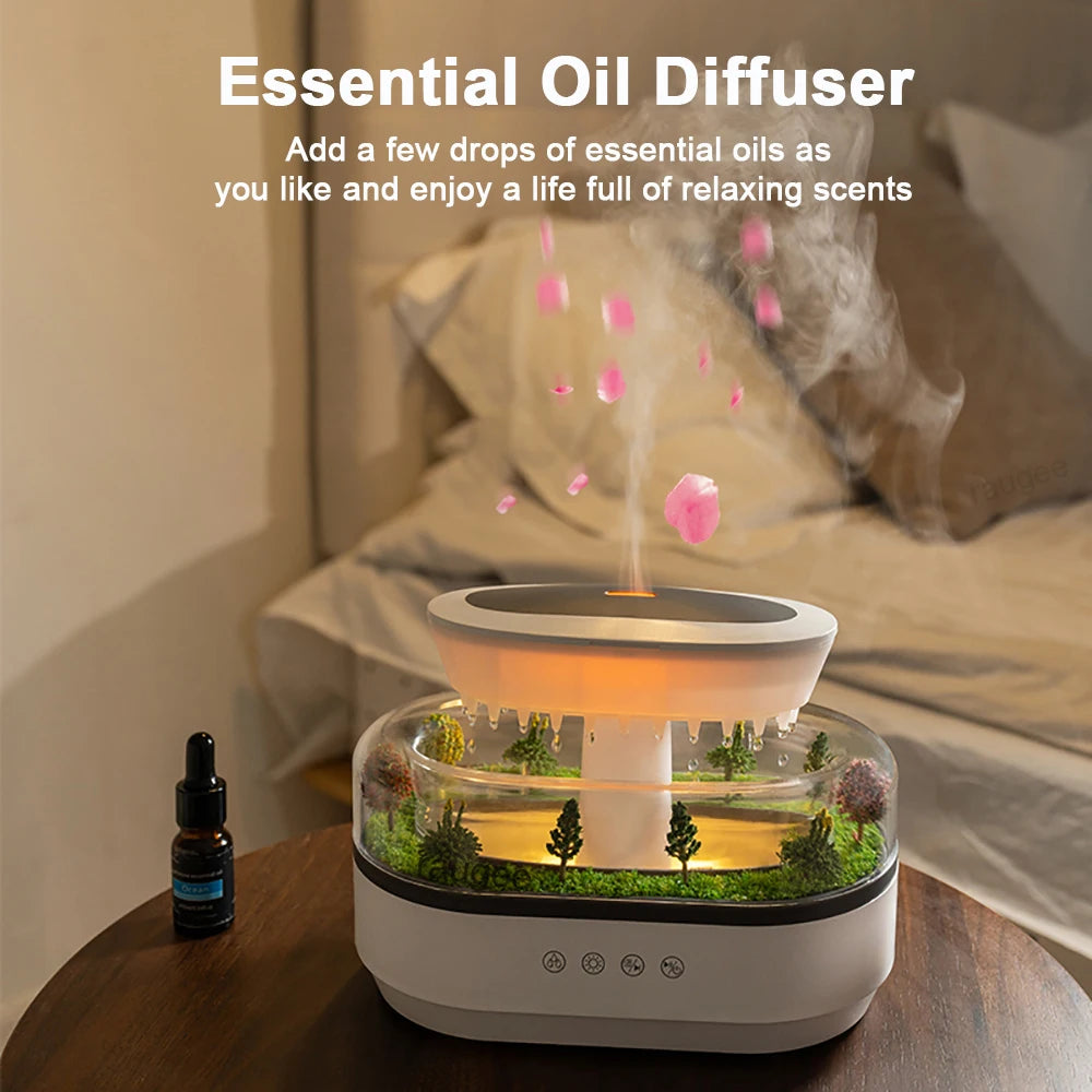 Raindrop Glow – Humidifier & Ambient Light in One Keajor Appliances Store