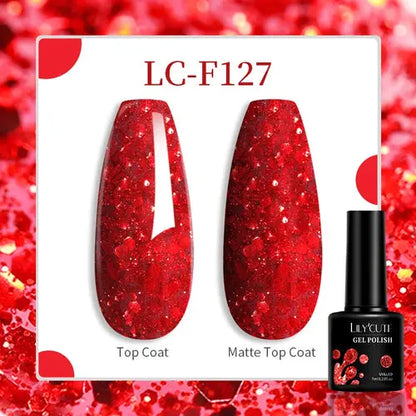 LILYCUTE 129 Colors 7ML Nail Gel Polish Nail Supplies Vernis Semi AliExpress