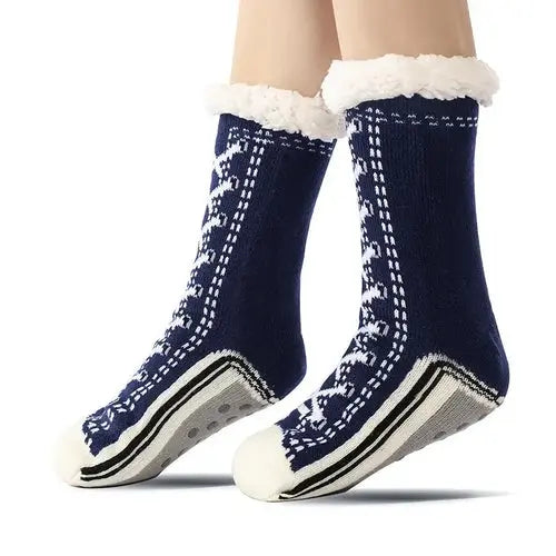 Thickened Winter Woven Thermal Cashmere Socks Floor Socks Women's