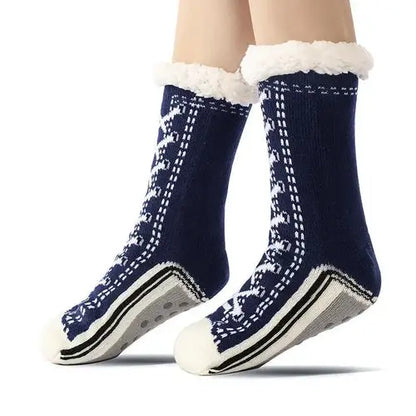Thickened Winter Woven Thermal Cashmere Socks Floor Socks Women's