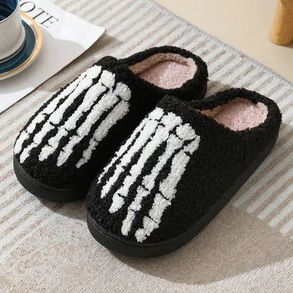 Cozy Halloween House Shoes Halloween Style Winter Cotton Slippers with