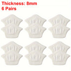 3pairs/6pairs Insoles Patch Heel Pads for Sport Shoes Back Sticker Adjustable Size Antiwear Feet Pad Cushion Insert Insole