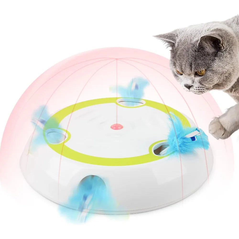 WhiskerWhirl™ – Juguete Automático y Antiestrés para Gatos