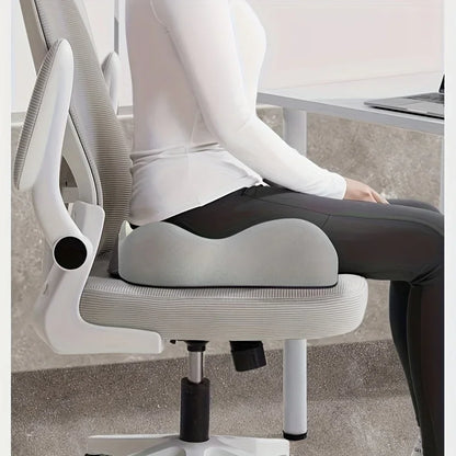Ergonomic Office Seat Cushion】3-Zone Memory Foam Lumbar Support Pillow Breathable Posture Corrector for Car Office Wheelchair