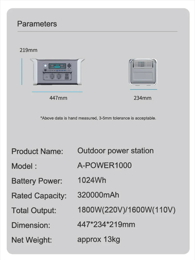 Portable Solar Power Station Ctolity Warehouse Stock Power Store