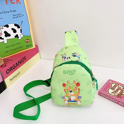 Bluey Kids Mini Crossbody Bag – Lightweight Cartoon Shoulder Bag