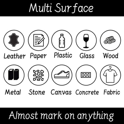 Permanent Marker Pen Manga Drawing Markers Black Blue Red Waterproof Ink Sketch Pens Stationery Art School Supplies Tiptop Co., LTD.