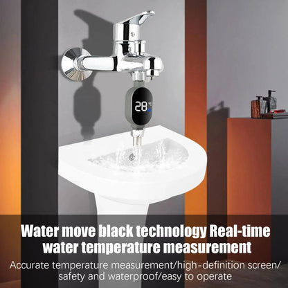 Shower Temperature Gauge Led Digital Display Instant-Read Water Thermometer Smart Water Temperature Monitor For Baby Bath