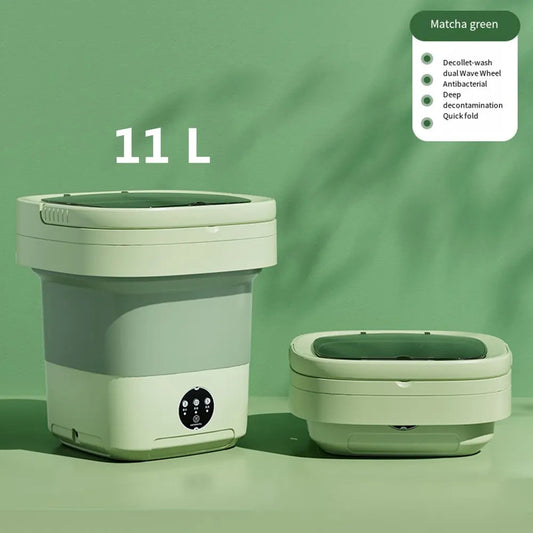 6L 11L Folding Portable Washing Machine Big Capacity with Spin Dryer AliExpress