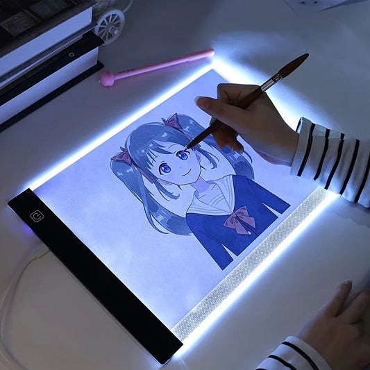 A4 Led Drawing Copy Board Kids Toy To Draw Tablet 3 Level Dimmable AliExpress