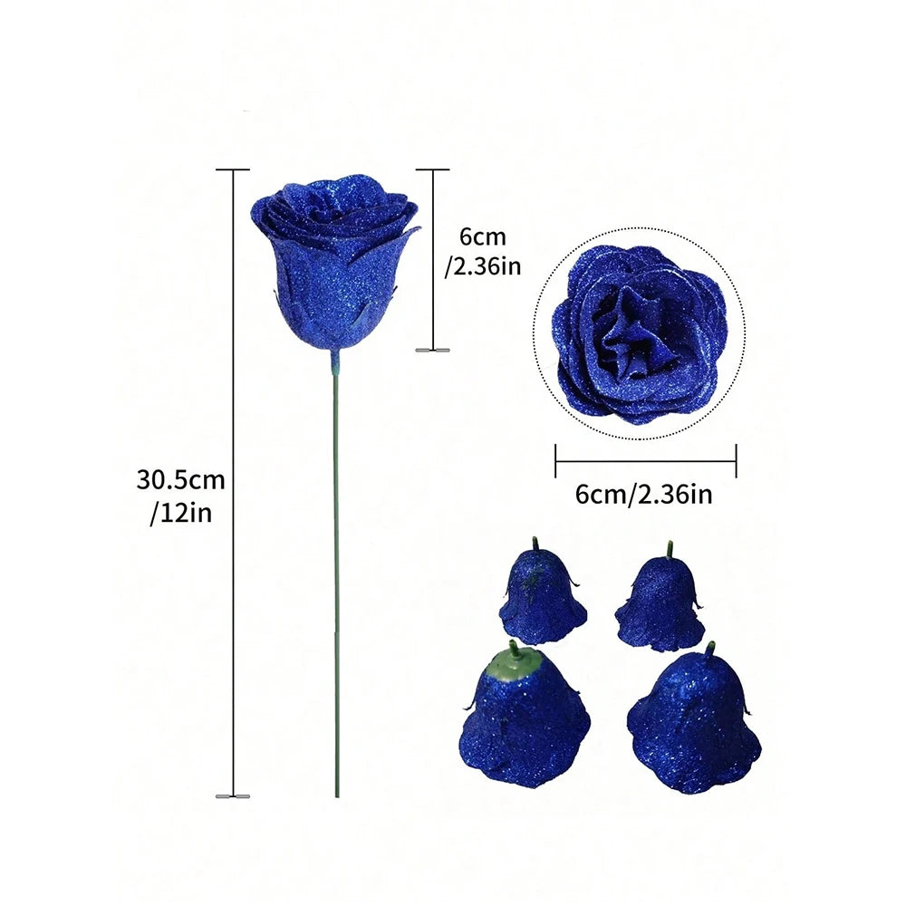 SparkleFocus™ Eternal Glitter Rose Bouquet 🌹✨