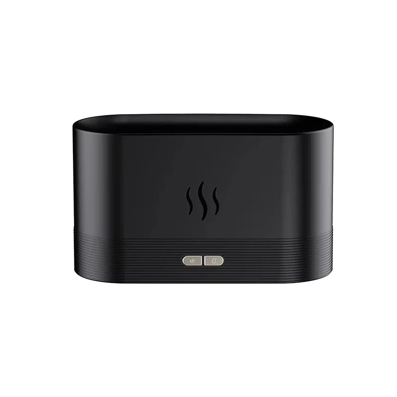 Vissko Aroma Flame Diffuser 180ML Air Humidifier Ultrasonic Aromatherapy Cool Mist Maker Essential Oil Lamp Difusers For Home Stone's Store
