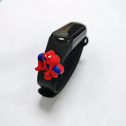 Marvel Spider-Man Children's Cartoon Fashion Watches Stitch Iron Man Electronic Digital LED Display Waterproof Holiday Gift Kids Shop1104298432 Store