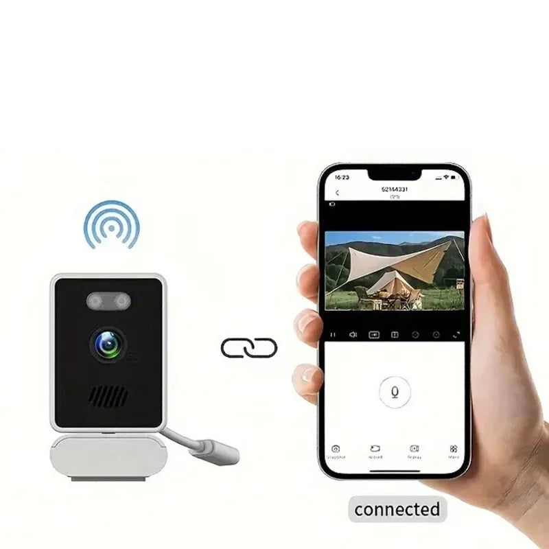 Crystal Watch: 2K Window Camera with Color Night Vision