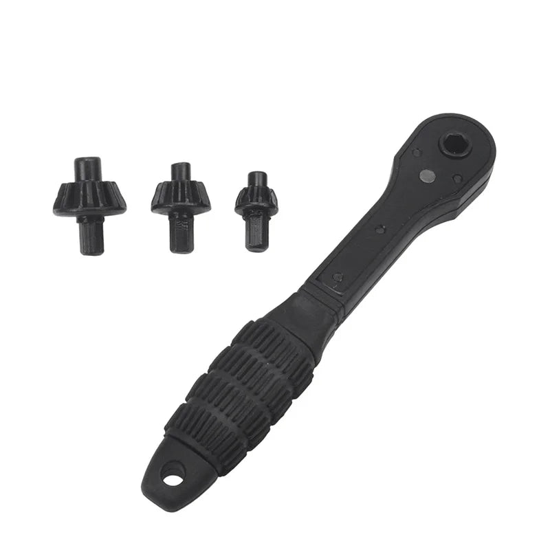 Drill Smart: 3-in-1 Chuck Ratchet Spanner