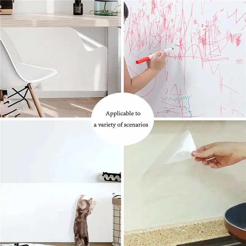 Película protectora de pared, resistente a los arañazos, antisuciedad, no daña la superficie