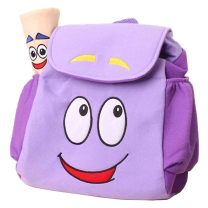 Dora Explorer Backpack Rescue Bag with Map,Pre-Kindergarten Toys Purple Christmas Gifts Stone's Store