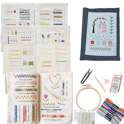 StitchCraft™ DIY Embroidery Book 🪡📘