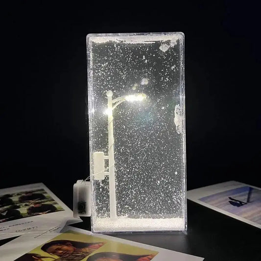 Handmade Snow Night Street Lamps Material Kit Christmas Crafts Snowy AliExpress