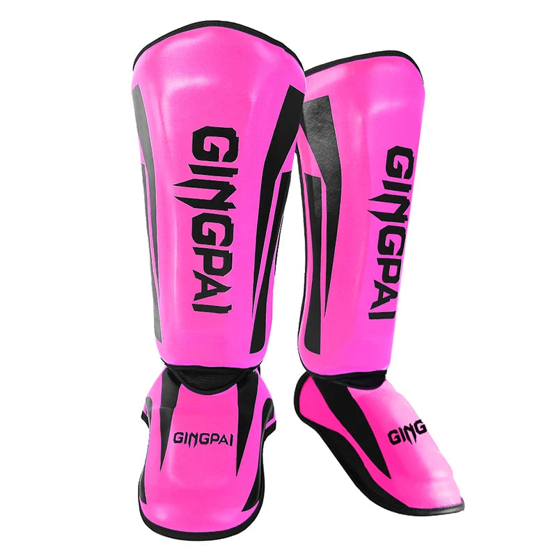 Kickboxing Boxing Shin Guard Pads Muay Thai Martial Arts Sanda Wushu Leg Protector Taekwondo Ankle Guards Stone's Store