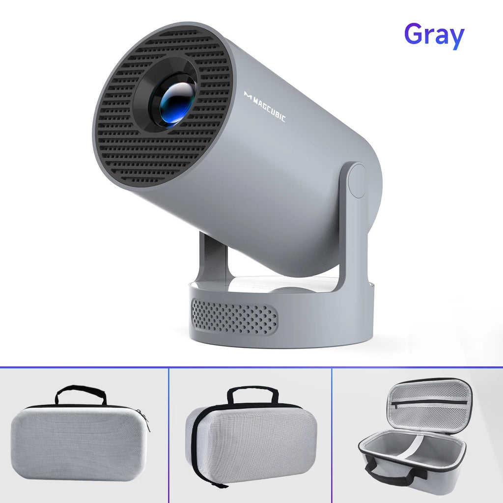 Proyector Magcubic 4K Wifi6 Android11 260 ANSI Dual WIFI Allwinner H713 BT5.0 1280*720P Cine en casa exterior portátil HY300 Pro +