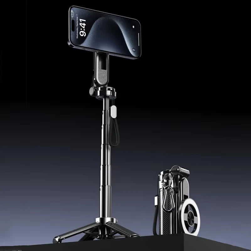 MagniSnap™ 4-in-1 Selfie Stick – Rotate, Snap, Shine
