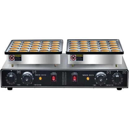 50PCS 1900W Commercial Electric Nonstick Waffle Maker Machine. ComfortCrest Appliances Store
