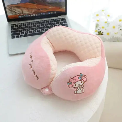 Cartoon Sanrio Kuromi U-shaped Neck Pillow Protecting Cervical Pillow