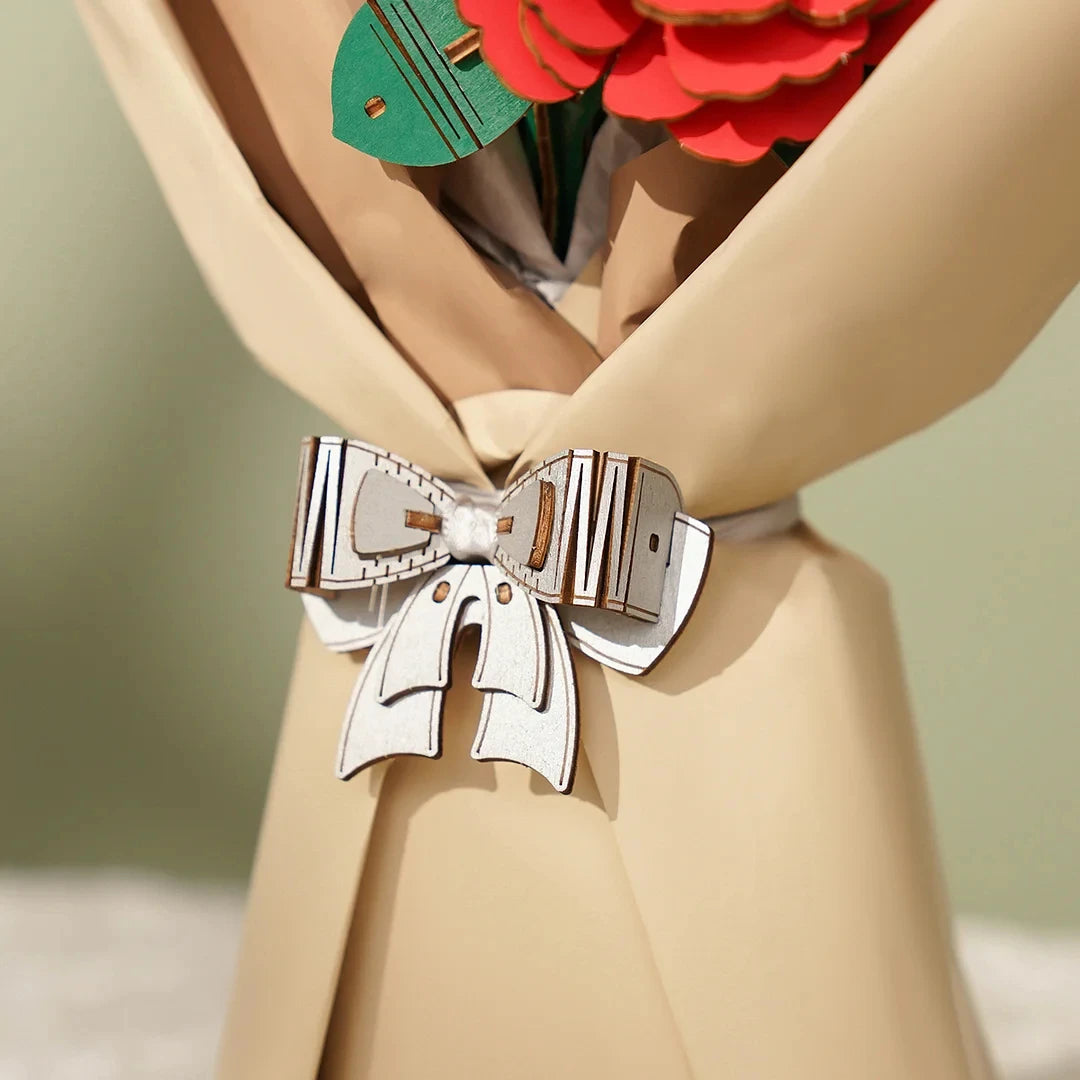 Blossom in 3D: Wooden Puzzle Bouquet Big Save Store