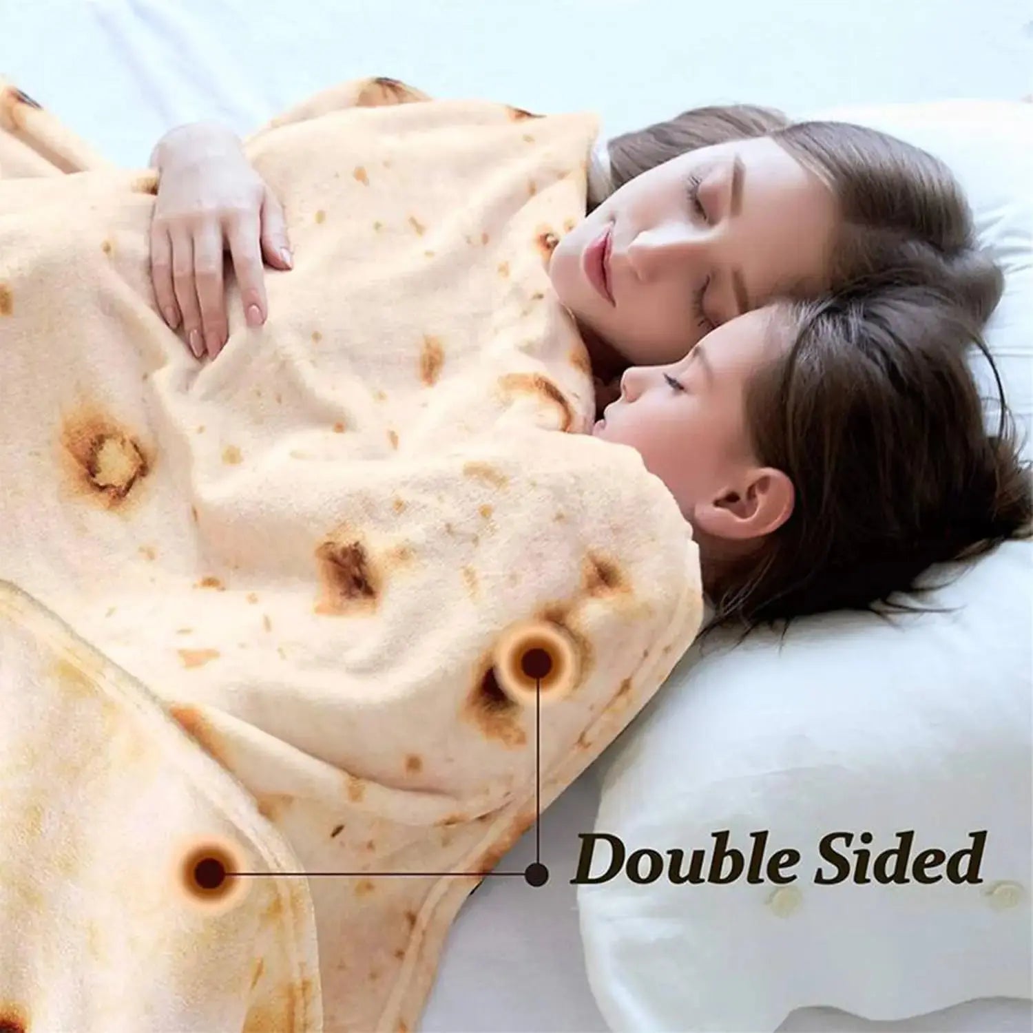 Tortilla Burrito Blanket for Adult Men Women Funny Novelty Gag Food Throw Blanket Trendy Stuff Flannel Taco Wrap Blanket  Decor( Shop1104298725 Store