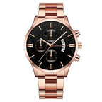 2023 Luxury Fashion Mens Watches Silver Stainless Steel Quartz Wrist