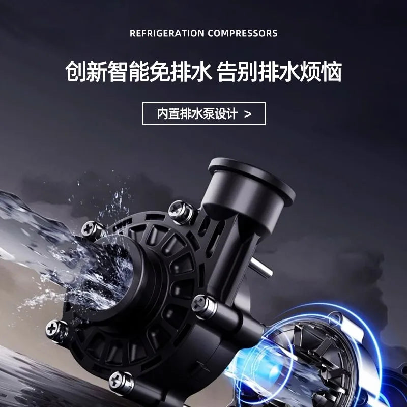 Portable Parking Air Conditioner Outdoor Camping Tent Mobile Air Conditioner Hanging Window Split 24V DC Frequency Conversion