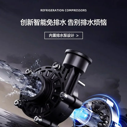 Portable Parking Air Conditioner Outdoor Camping Tent Mobile Air Conditioner Hanging Window Split 24V DC Frequency Conversion