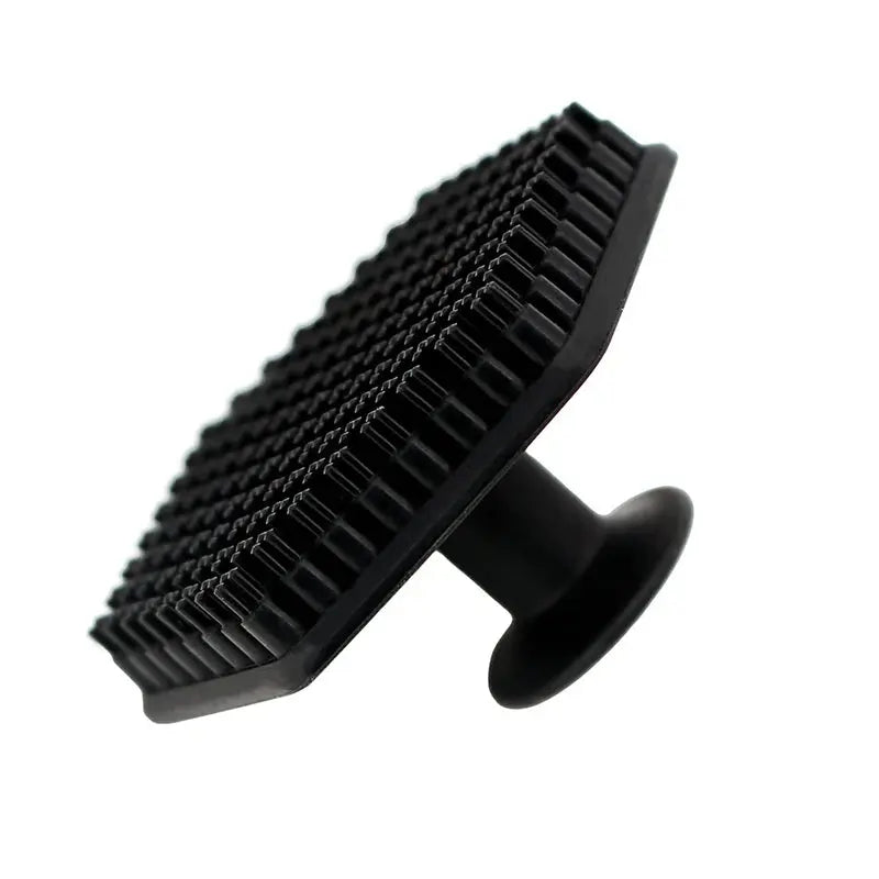 Brocha de afeitar para hombre para limpieza, herramienta de barbero, bigote de silicona