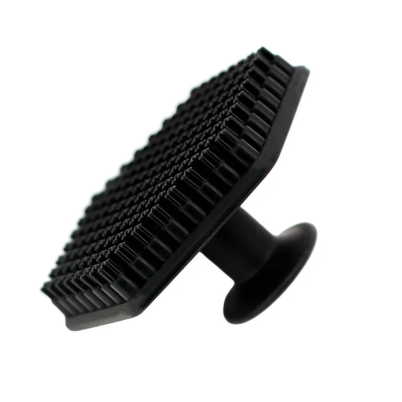 Men Shaving Beard Brush For Cleaning Barber Tool Silicon Moustache