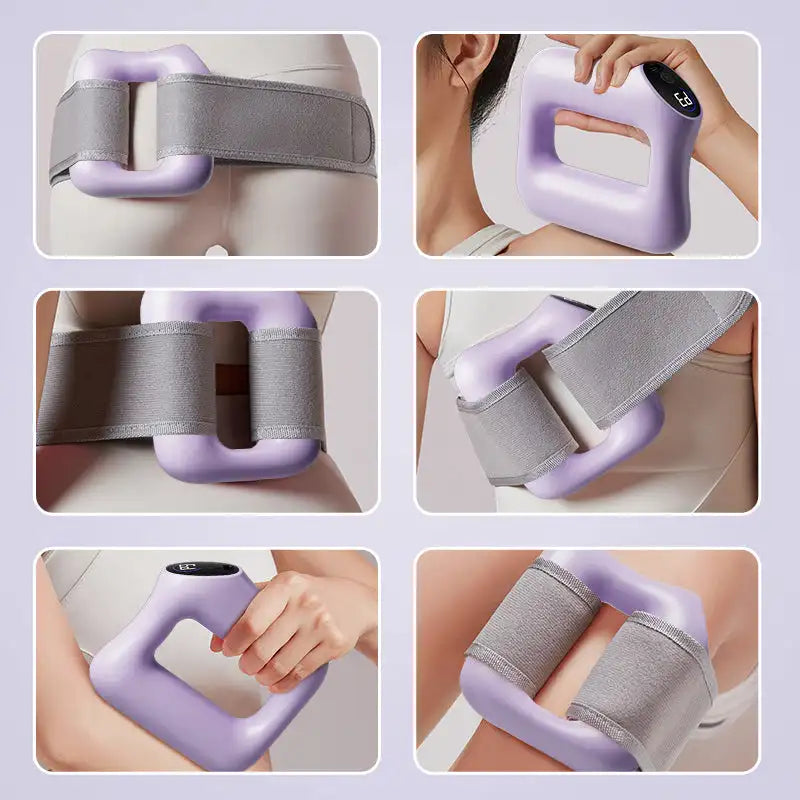 Full-Body Fascia Ring Multifunctional Exercise Vibration Fitness Massager Fat Burning Shaping Fat Slinger Deep Tissue Massage