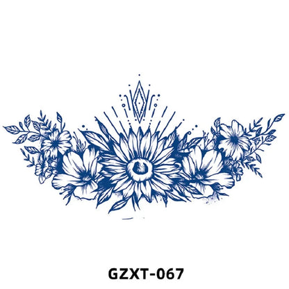 New Wholesale Juice Chest Stickers Tattoo Herbal Semi-permanent Back Tatoo Wings Tattoo Stickpaper WAM-girl Store Store