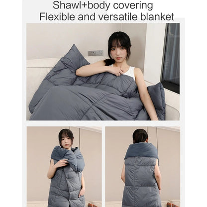 Cozy Comfort Anywhere: The USB-Heated Blanket You Can Wear La Familia Es Feliz Store