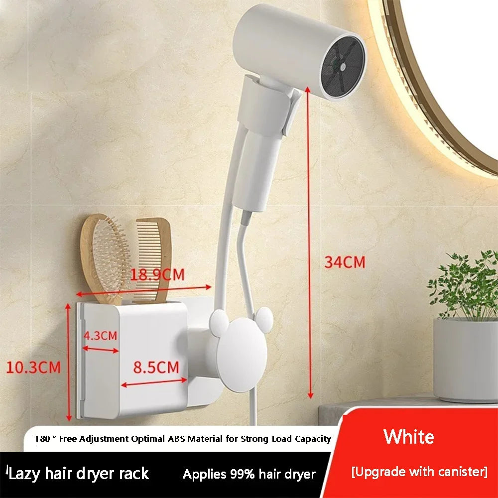 StyleSpin™ Hair Dryer Holder 💨 — 360° Hands-Free Styling