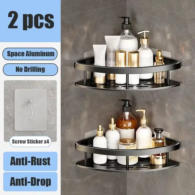 No Drill Wall Mounted Bathroom Shelf Shop1103677105 Store