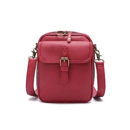 Chic Carry: Women's Leather Crossbody Bag