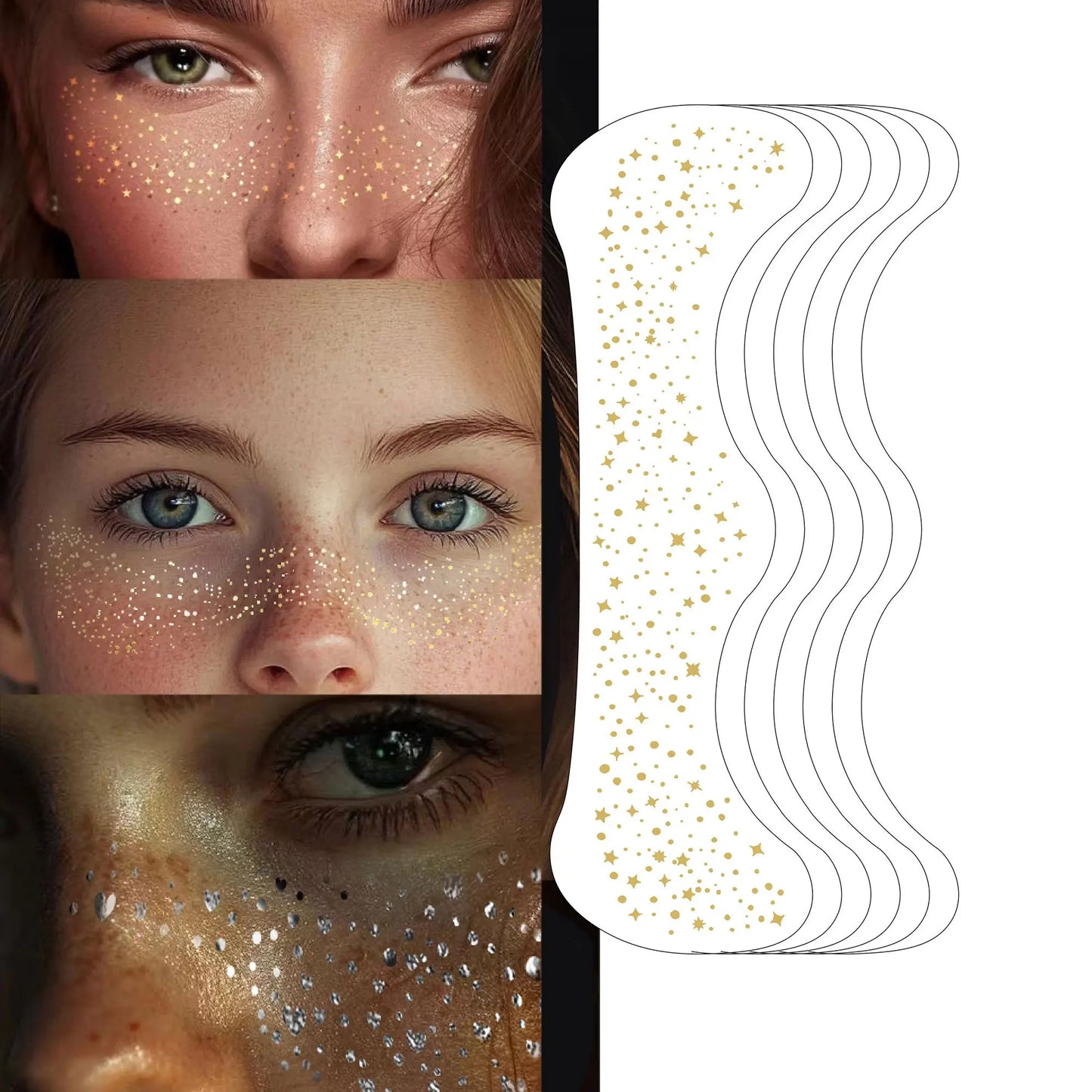 Glitter Freckle Patches – Apply & Shine in Seconds!