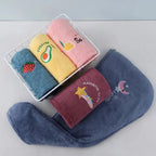 1pc Quickly Dry Hair Hat Super Absorbent Soft Bathroom Women Head Towels Girls Cute Hair Towel Hair Dry Wrap Bonnets Stone's Store