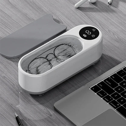 Portable Household Cleaning Machine, 450ml Clean Pod Ultrasonic Cleaner, Jewelry Cleaner Machine for Ring, Glasses, Makeup Brush Stone's Store