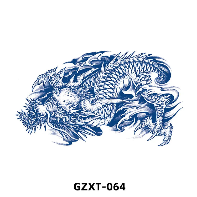 New Wholesale Juice Chest Stickers Tattoo Herbal Semi-permanent Back Tatoo Wings Tattoo Stickpaper WAM-girl Store Store