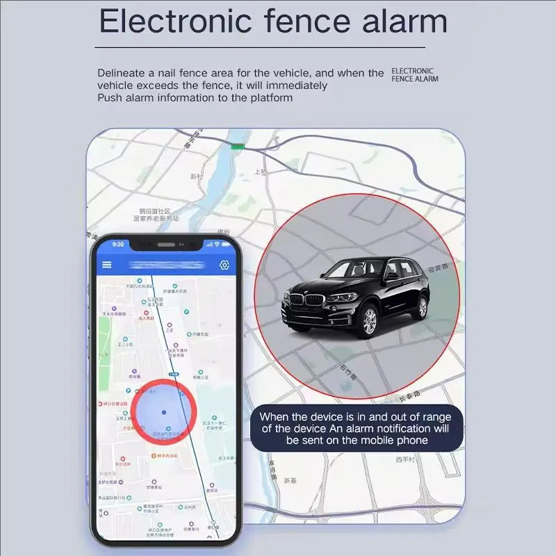 Rastreador GPS inteligente mini _ Localizador de coche magnético antirrobo
