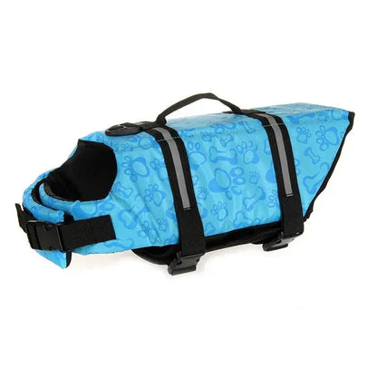 Dog Inflatable Swimsuit Easy to Carry Pet Life Jacket with Pump, Size: Chocolate Chronos